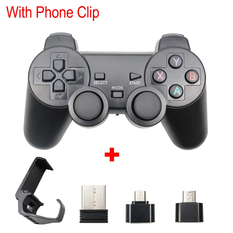 1 Для PS3 беспроводной геймпад 2,4G USB джойстик для Android Phone/PC/PS3/tv Box джойстик игровой контроллер для Xiaomi Smart Phone - Цвет: 1
