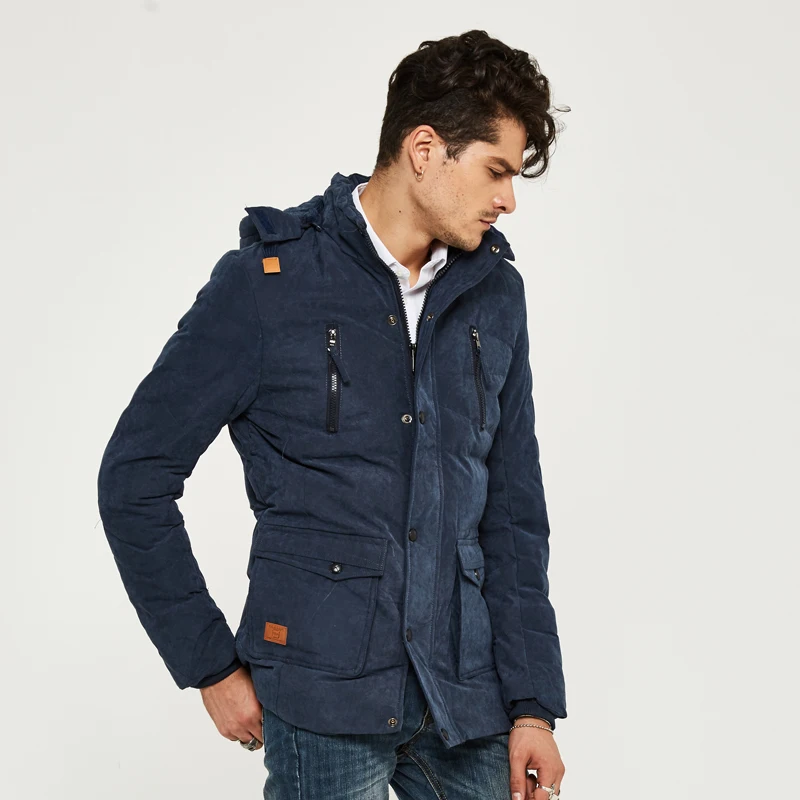 HEE GRAND/Мужское плотное пальто 2018 Новое поступление модный стиль специальные