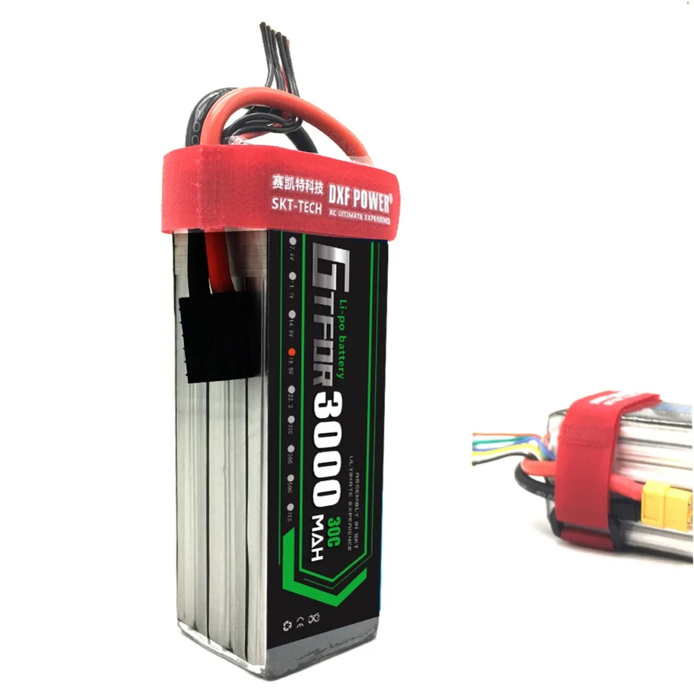 GTFDR аккумулятор Lipo 5S 18 5 в 3000 мАч 30C для игрушек с дистанционным управлением