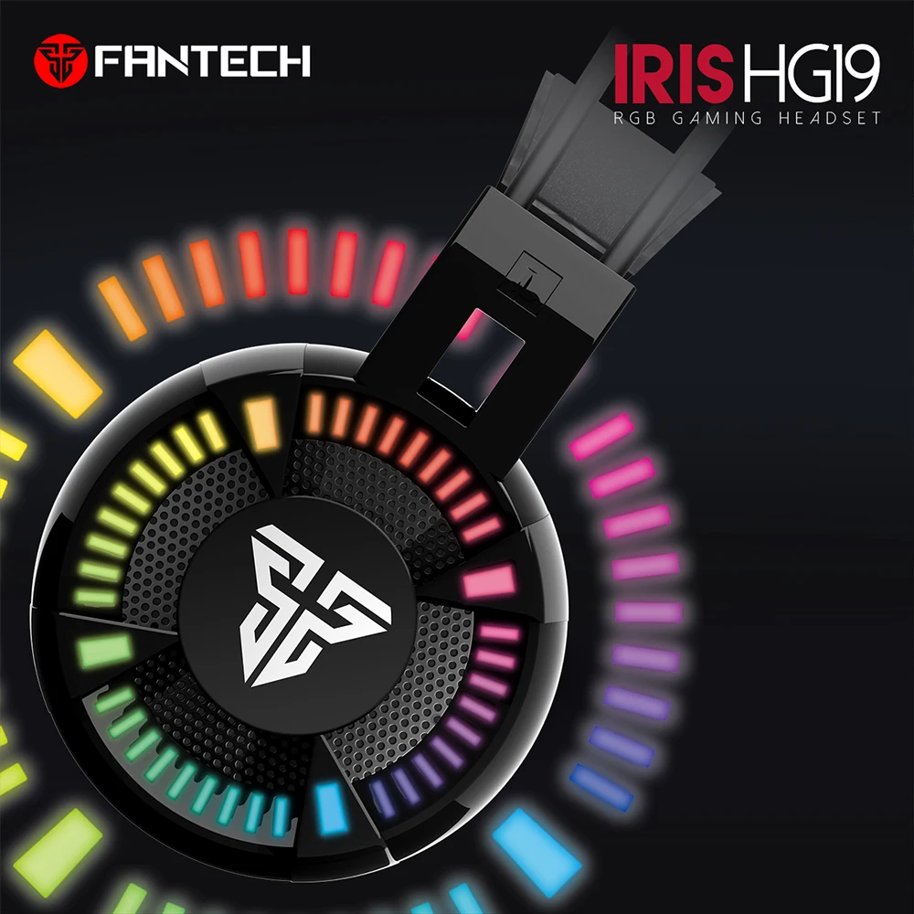 Игровые наушники FANTECH HG19 гарнитура с глубокими басами стерео проводные для