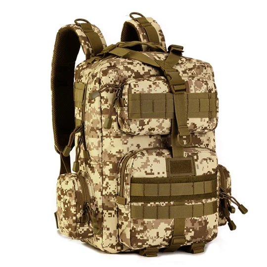 Хит, военный армейский тактический рюкзак, Molle Mochila Militar, 14 дюймов, рюкзак для ноутбука, для отдыха на природе, походов, камуфляжная сумка, Bolsa - Цвет: Desert Digital