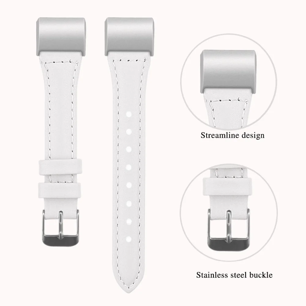 Полосы для браслета FitBit Charge 2 кожи Роза Золотые ремешки для FitBit Charge 2 кожаный браслет с ремешком ремешок для часов кожаный ремешок