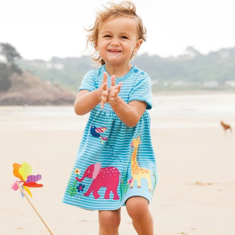 Платье для маленьких девочек 2018 летнее праздничное платье девочки дети Костюмы