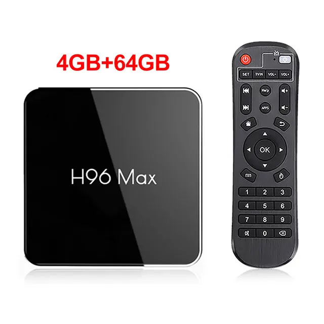 4GB 64GB ТВ коробка H96 MAX X2 Android 8,1 4 Гб Оперативная память 64 Гб Встроенная память Поддержка BT 4,1 2,4/5,8 Gwifi 4 K H.265 HD2.0 IP ТВ Google Play Декодер каналов кабельного телевидения pk H96max - Цвет: 4GB 64GB