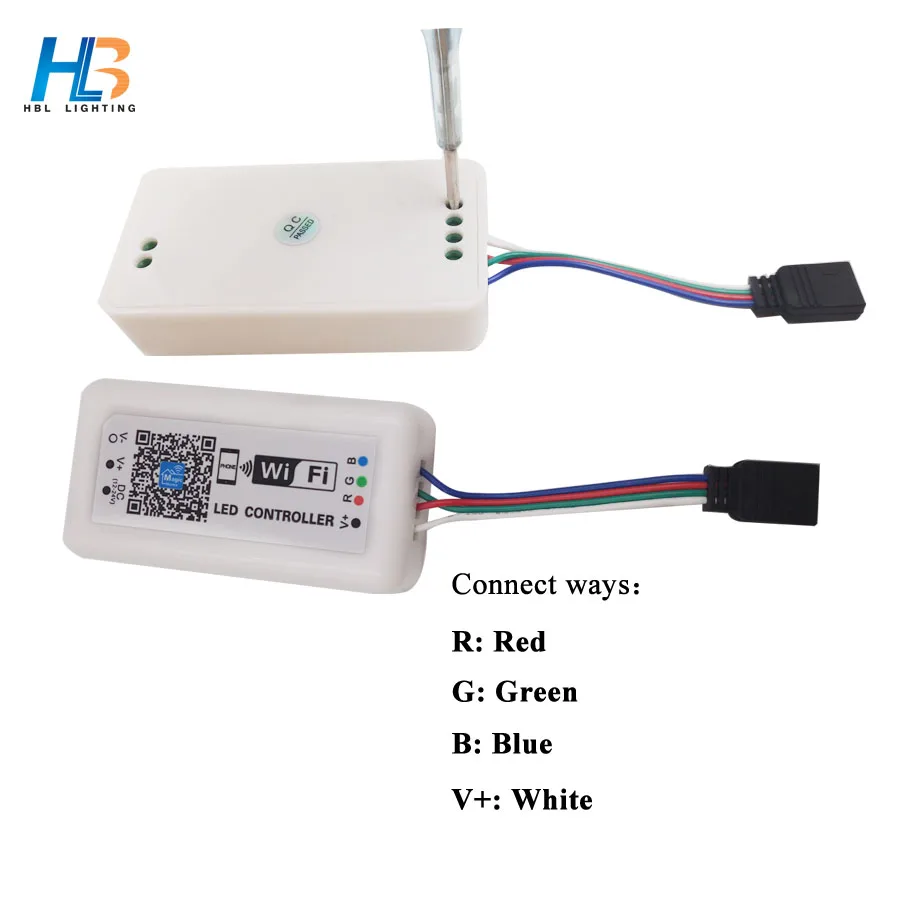 HBL Светодиодные ленты свет 5 м 2835 5050 RGB Светодиодные ленты IP20 IP65 10 м 15 м светодио дный лента не водонепроницаемый диод лента Wi-Fi светодио дный комплект контроллера