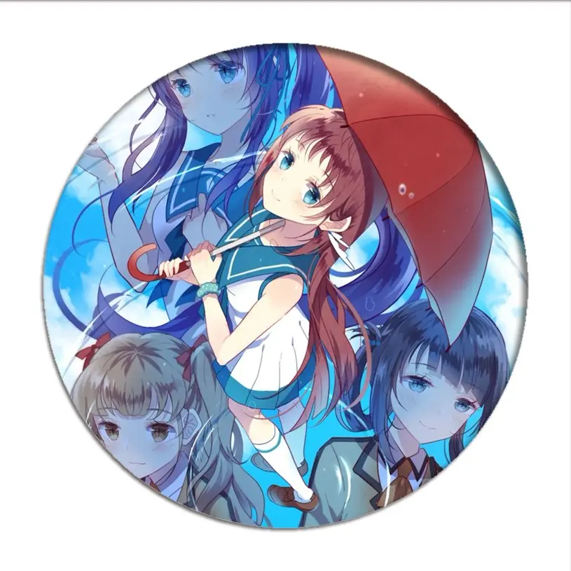 Брошь Nagi no Asukara Значки для косплея Mukaido Manaka Icon Sakishima Hikari Коллекция сумок
