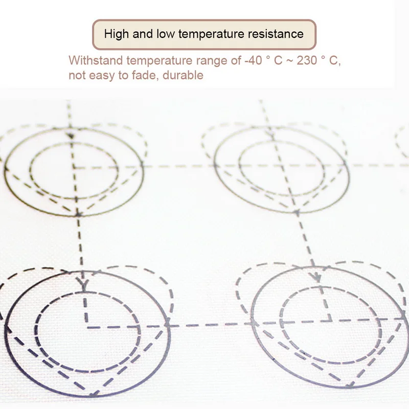 IVYSHION силиконовый коврик для выпечки жаропрочная посуда фондан печь Макарон