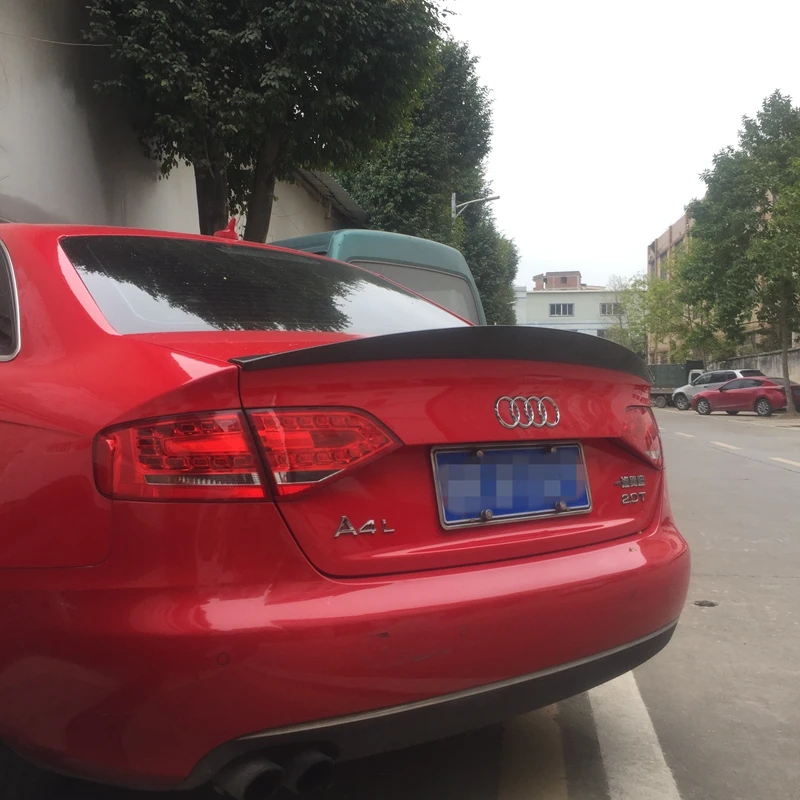 S4 HK Style Carbon Fiber Rear Spoiler Wing for Audi A4 B8 4Door 2009-2012 | Автомобили и мотоциклы