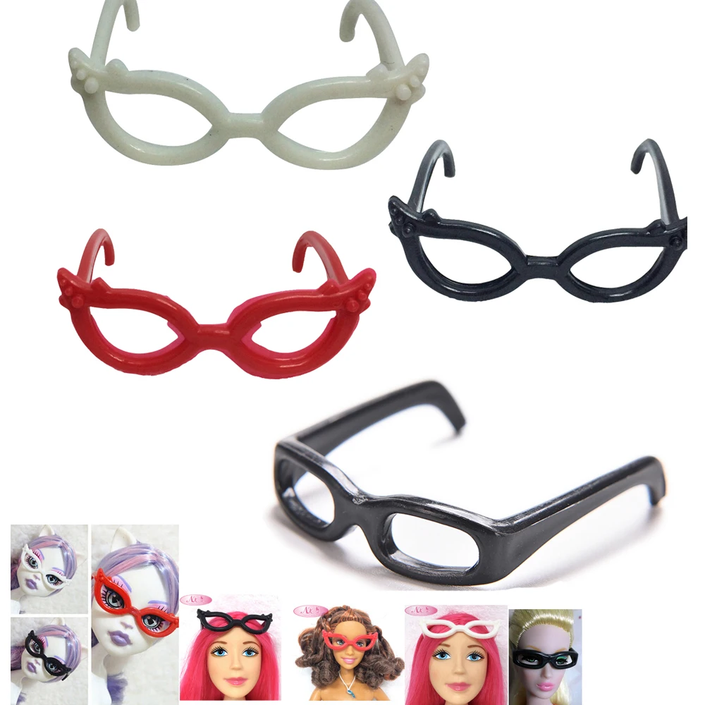 Аксессуары для кукол NK 4 шт./компл. различные пластиковые очки куклы Monster High Барби
