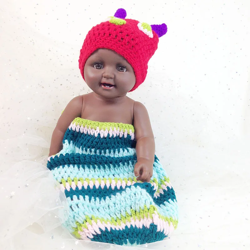 Черные Детские куклы поп афро-американские силиконовые виниловые reborn boy 50 см для