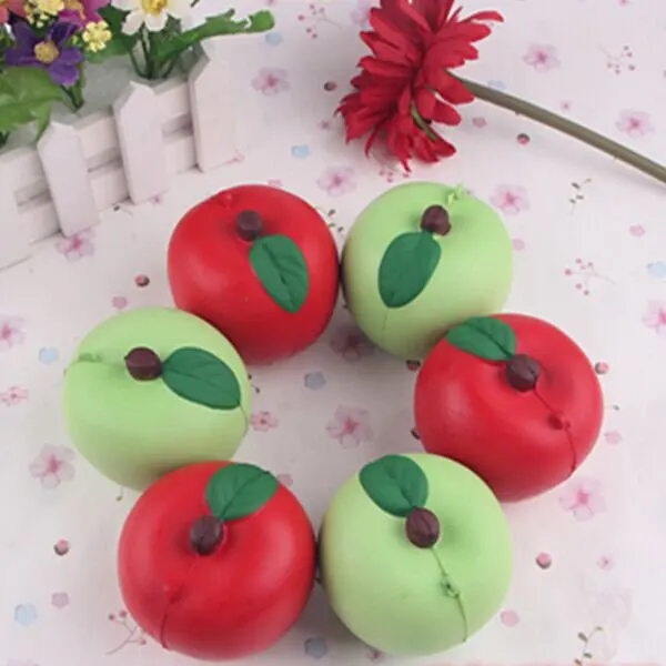 Mskwee, новинка, медленно поднимающееся, 7 см, милое яблоко, мягкое, сжимающее, мягкое, сжимающее, мягкое, мягкое, игрушка, медленно поднимающееся, для детей, взрослых, снимает стресс, тревога, игрушки