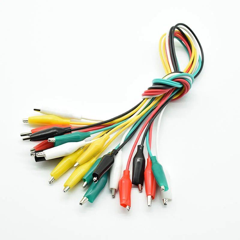 

20pcs Brand New Double-ended Alligator Clips Test Line Crocodile Clips Cable Test Clamp Connector Wire Testing Wire hot sale
