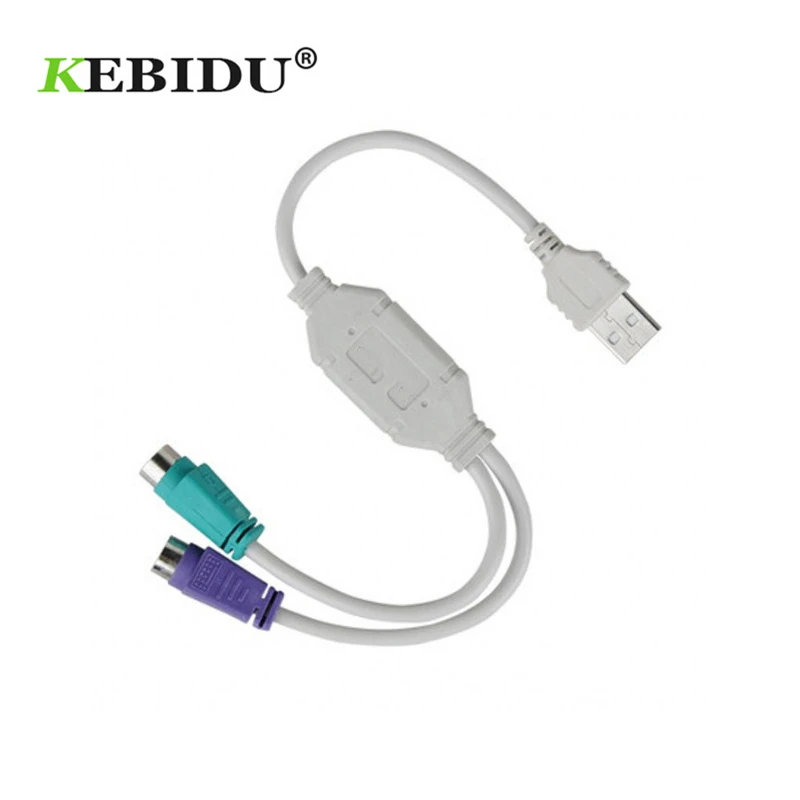 USB адаптер kebidu с разъемом папа на PS/2 для мыши Мама конвертер usb портов ПК в Sony
