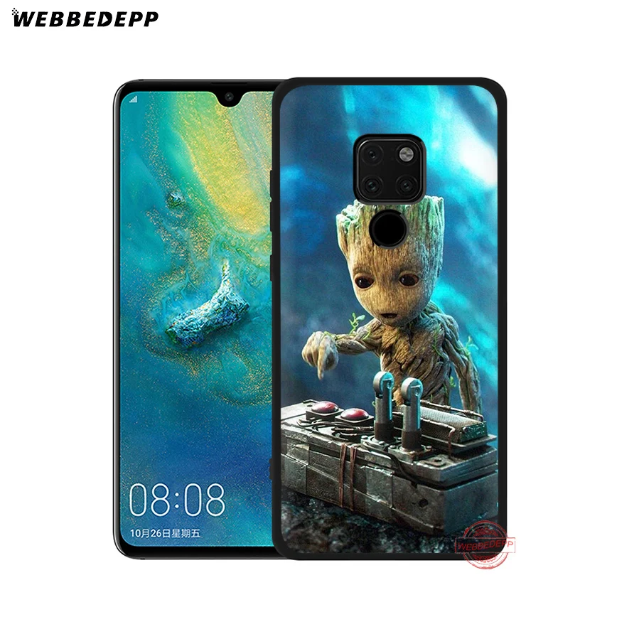 Мягкий чехол WEBBEDEPP Guardian Rocket енот Грут для Huawei Mate 30 10 20 Pro Lite Nova 2i 3 3i 4 5i 2 | Мобильные