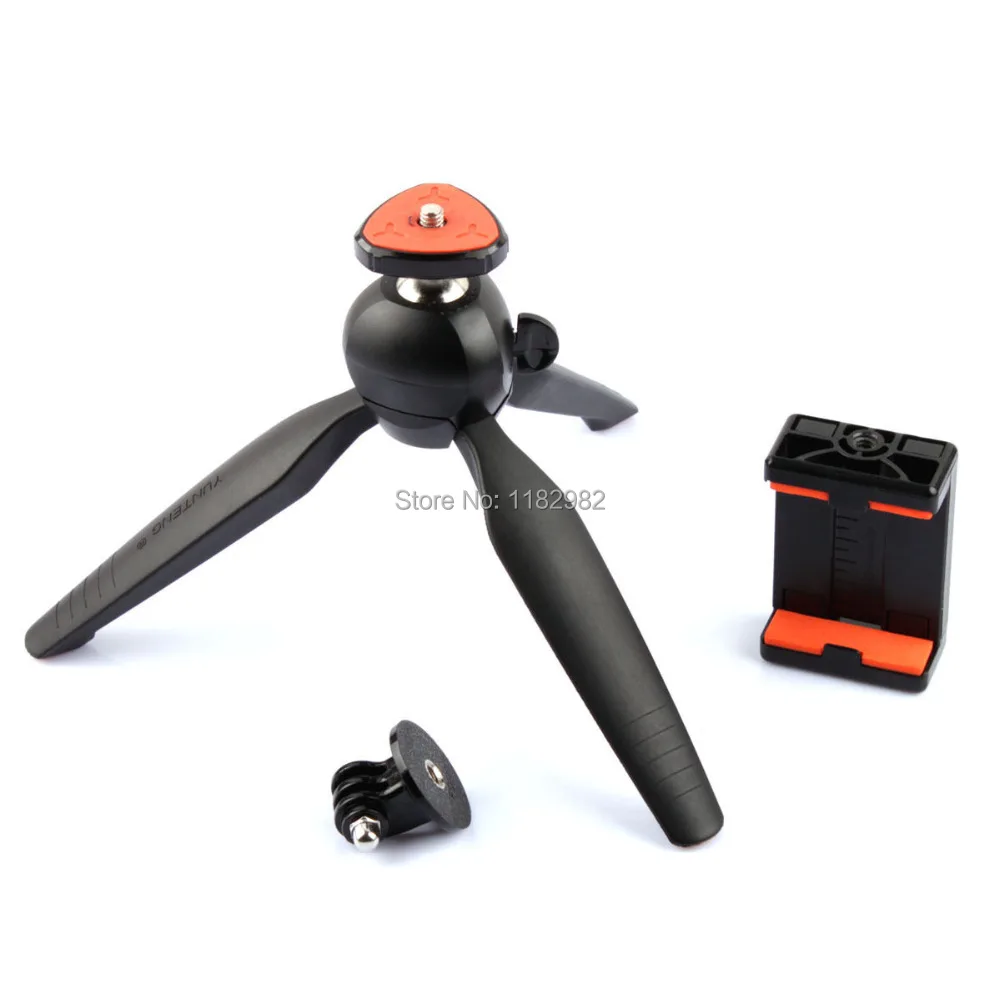 3ni1 yunteng1 шт. мини-штатив + 1 Адаптер штатива держатель телефона для Canon samsung nikon GoPro Hero