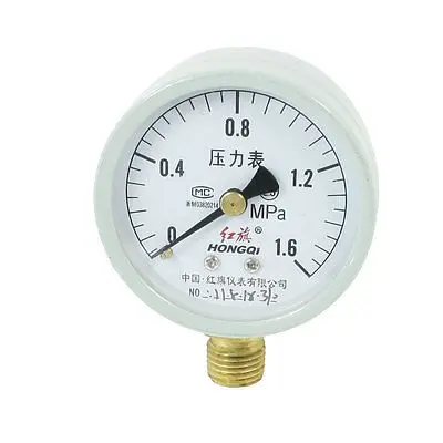 

14mm Thread 0-1.6 Mpa Compound Gauge for Air Water Free Shipping