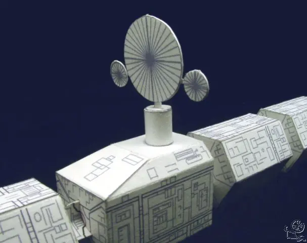 1:48 3D Бумага модель 2001 пространство роуминг фон для детских фото в стиле