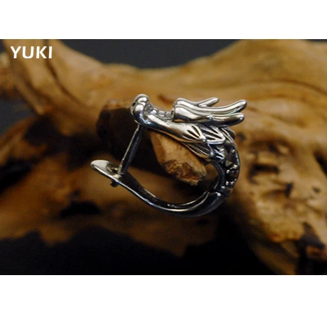 Бесплатная доставка мужские серебряные серьги 925 пробы украшения с изображением