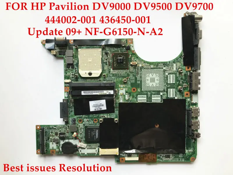 Оригинальная материнская плата для ноутбука HP Pavilion DV9000 DV9500 DV9700 AMD Socket S1 444002 001 436450