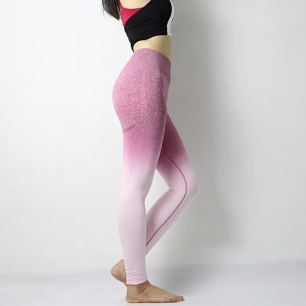 2018 эластичные спортивные колготки энергия бесшовные леггинсы контроль животика