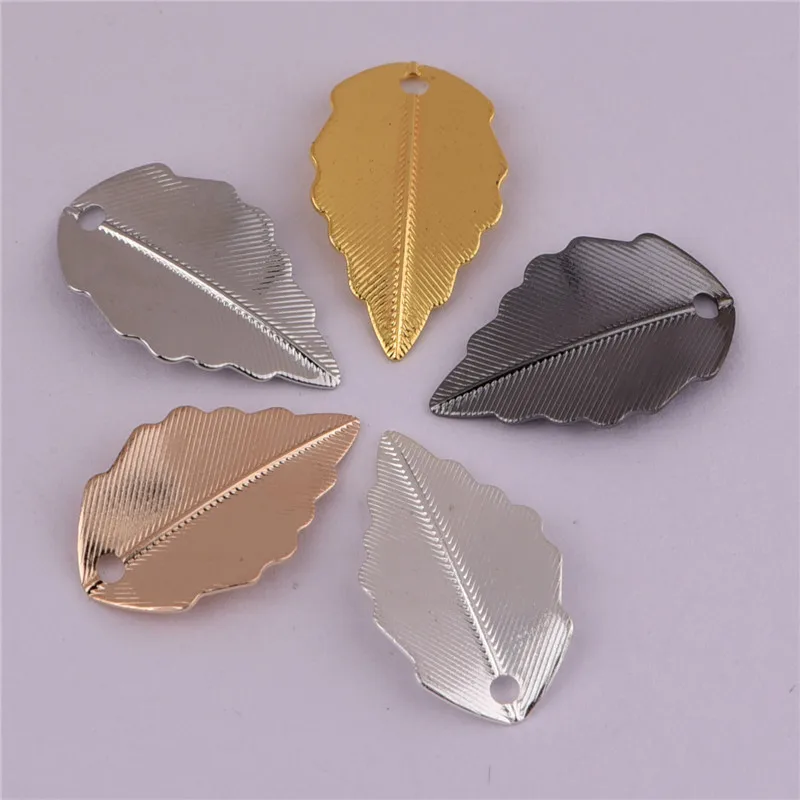 50 шт. медные Подвески в виде листьев 17 х10 мм|copper leaf|pendants for jewelry makingjewelry making pendants |