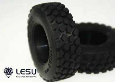 1 пара LESU запасные части резиновые шины B 1/14 RC Тягач Модель DIY Tmy автомобиль TH02596