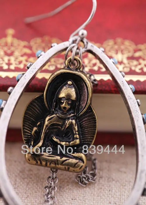 Новейшие Модные ювелирные изделия золотого цвета стеклянные серьги-капли |