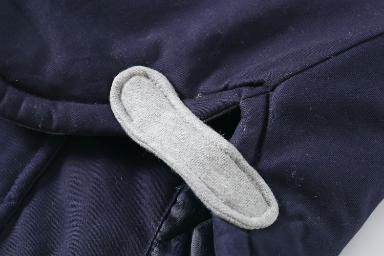 Женская теплая куртка с капюшоном длинная свободная парка хлопковой подкладкой