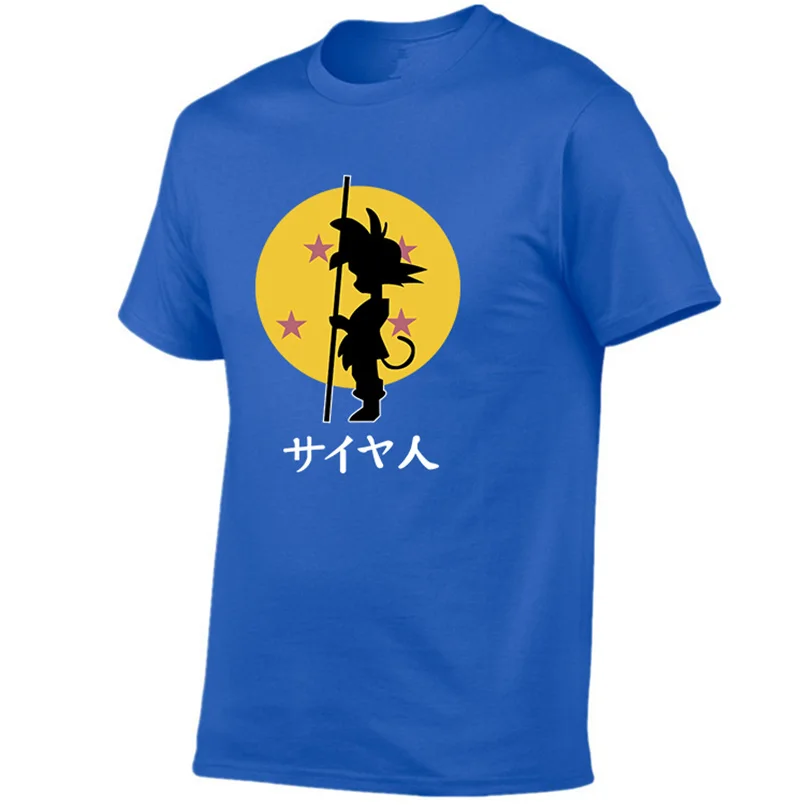 Футболка с драконом и шариком для мужчин летняя футболка Z super son goku Slim Fit cosplay 3D