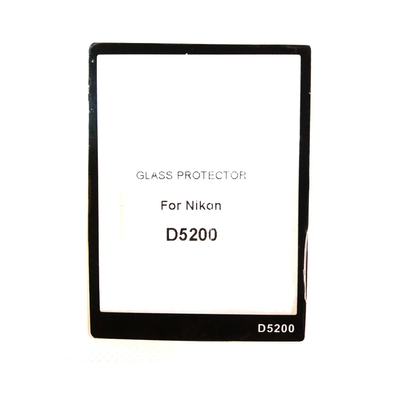 Хорошее качество ЖК оптическое стекло Защита экрана для Nikon D5000 D5100 D5200