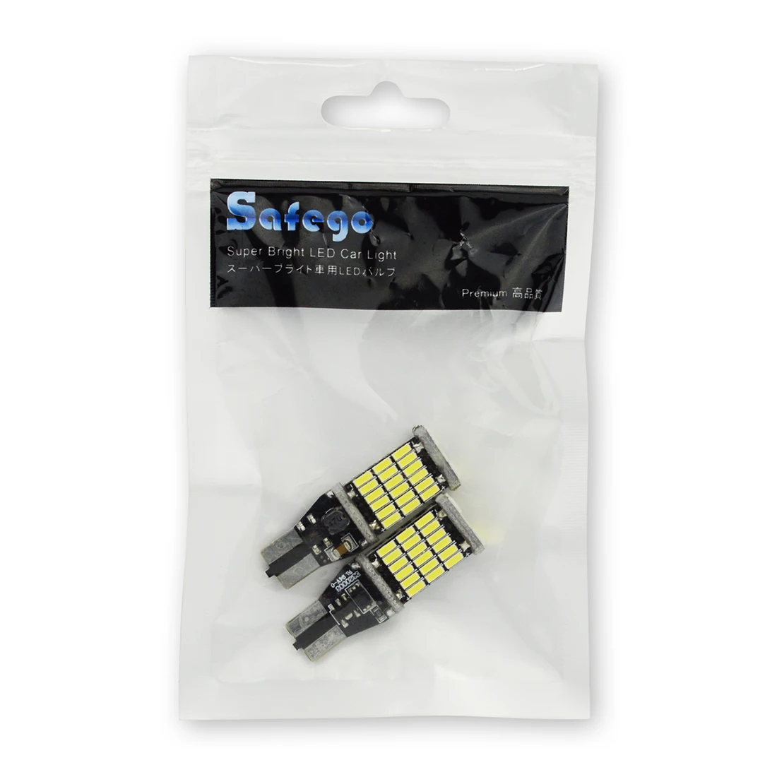 Safego 2 шт. 1000 люмен чрезвычайно яркие Canbus безотказные 921 912 T10 T15 45SMD светодиодный