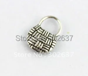 

80 тибетские серебряные подвески-сумочки A8192