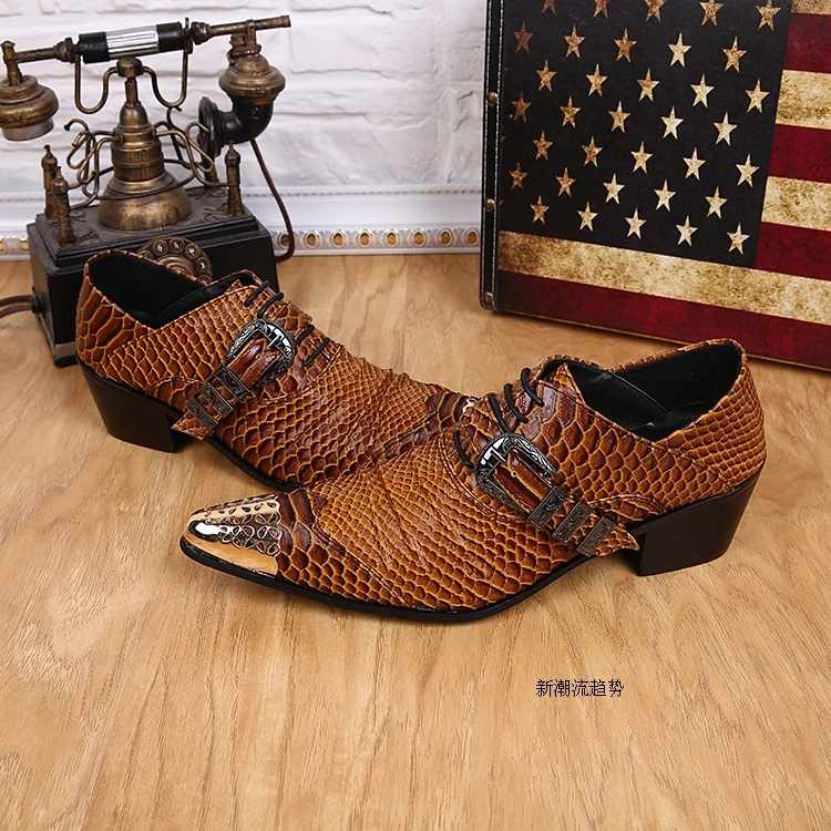 Zapatos Hombre/коричневые мужские повседневные кожаные туфли в стиле ретро стильные со
