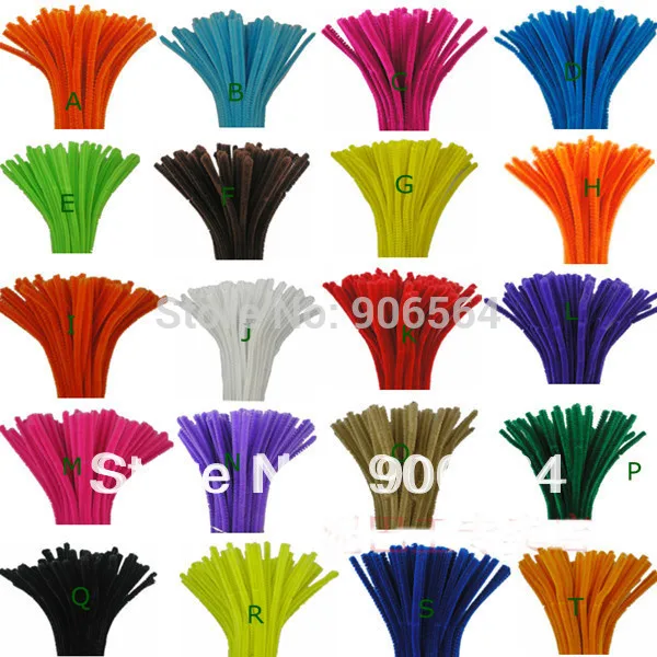 Волнистая пушистая палочка из синели стебель 12 дюймов детское художественное