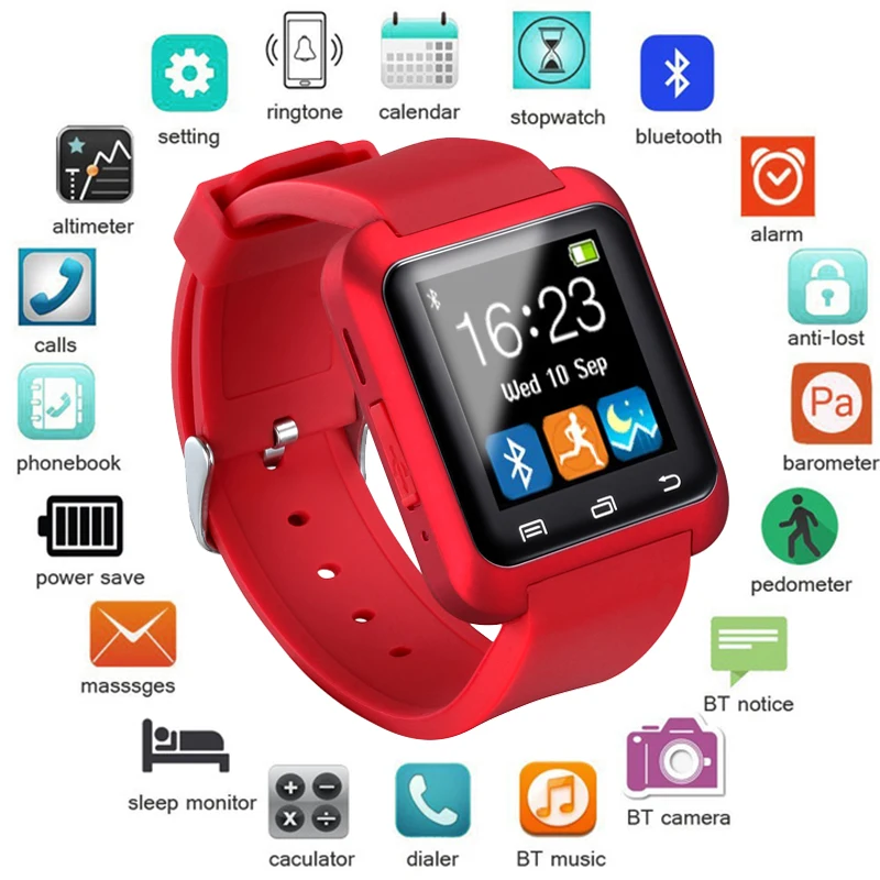 Новые женские Смарт часы LIGE СВЕТОДИОДНЫЙ цветной экран с Bluetooth напоминанием о