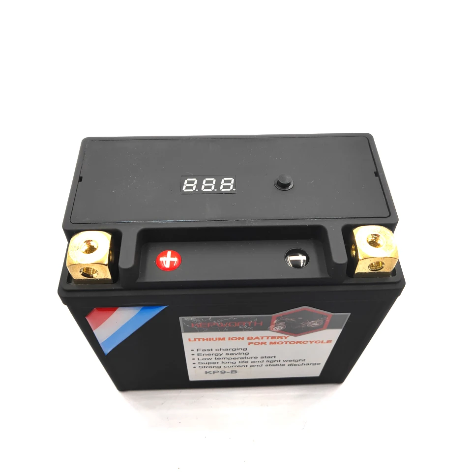 KP9-B 12V 9Ah CCA 350A мотоцикл LiFePO4 Батарея 12V BMS Напряжение защиты JYM125 NVX155 литий-Железный аккумулятор мотоцикла