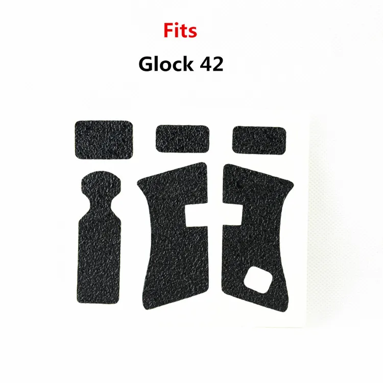 Glock 42 Нескользящая резиновая текстурированная ручка обертывание лента перчатка для Gen 3 4 5 Glock 17 19 26 43X48 кобура 9 мм Пистолет Аксессуары для журналов - Цвет: Glock 42