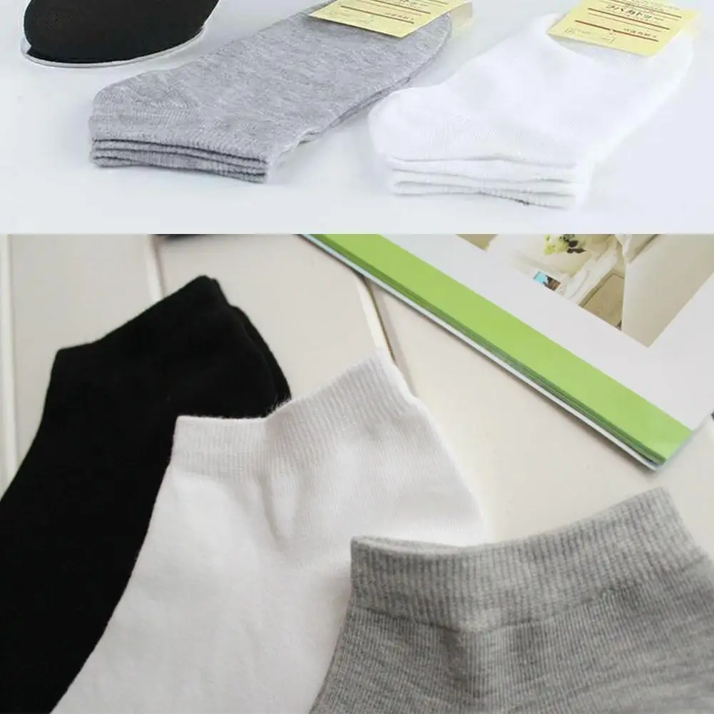 Носки мужские хлопковые короткие с низкой посадкой | Мужская одежда