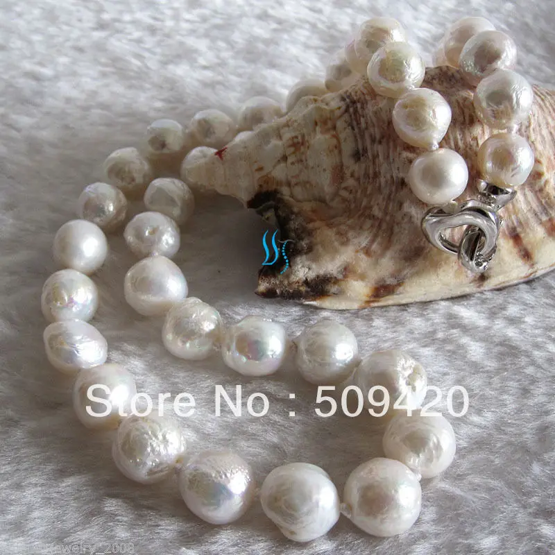 Ожерелье из пресноводного жемчуга 18 дюймов|pearls necklace jewelry|necklace jewelryfreshwater pearl |