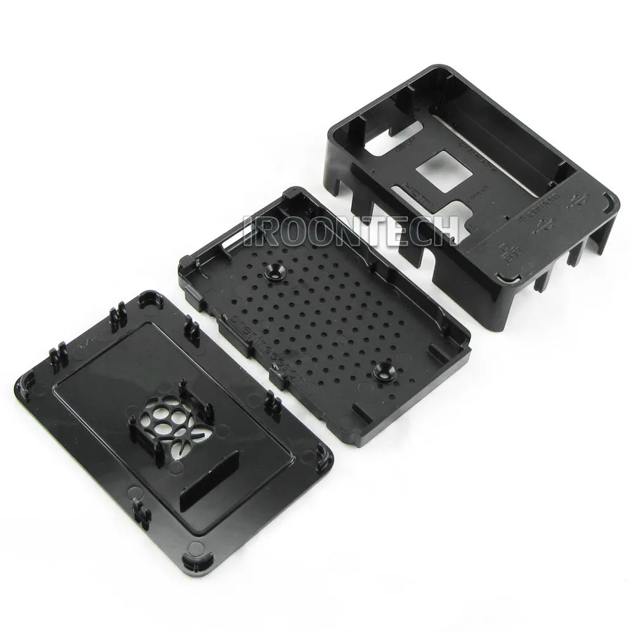 Чехол J1: официальный оригинальный чехол Коробка для Raspberry PI 3 Модель B PI3 и 2 Черный