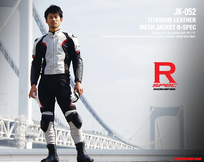 Новое поступление jk-052 Титан кожа сетки куртка R spec мотоцикла летом | Автомобили и