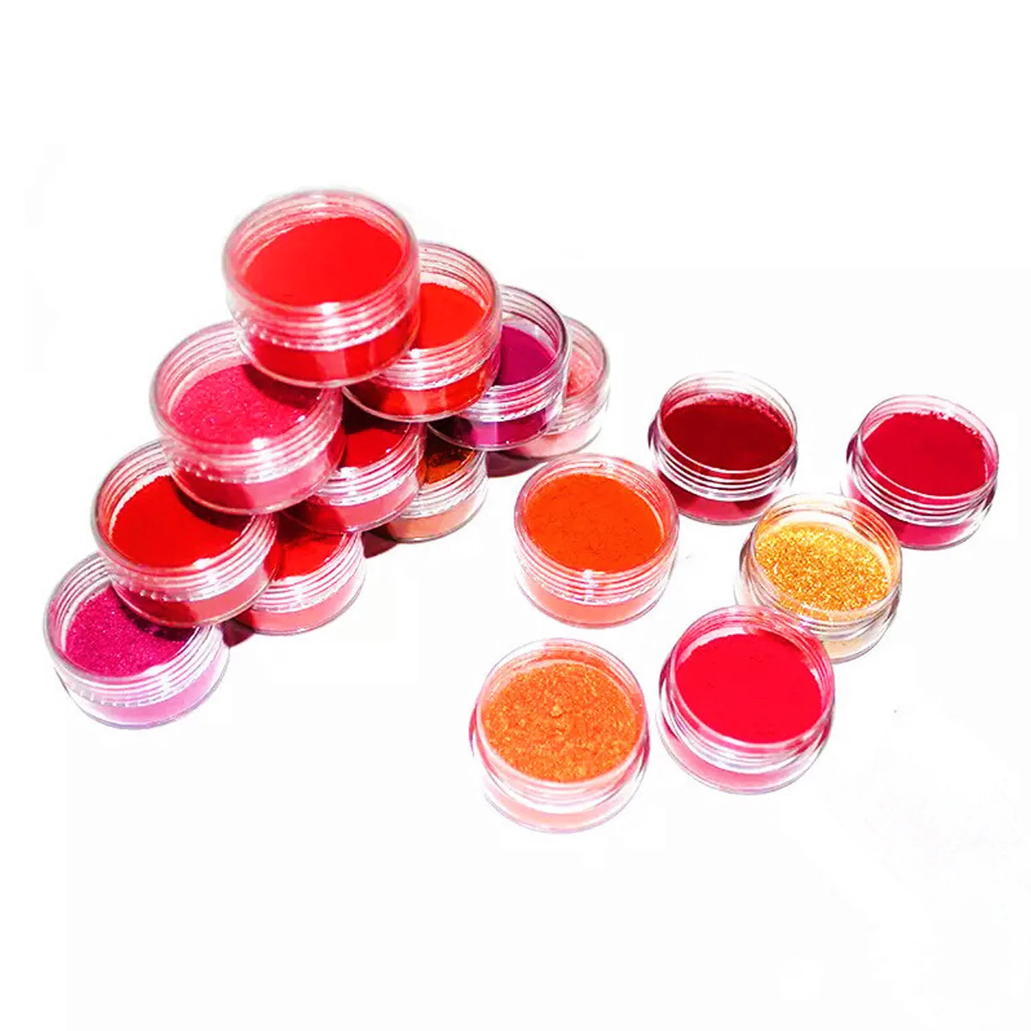 20 шт. разные цвета естественная яркость набор модная помада тени для век пудра