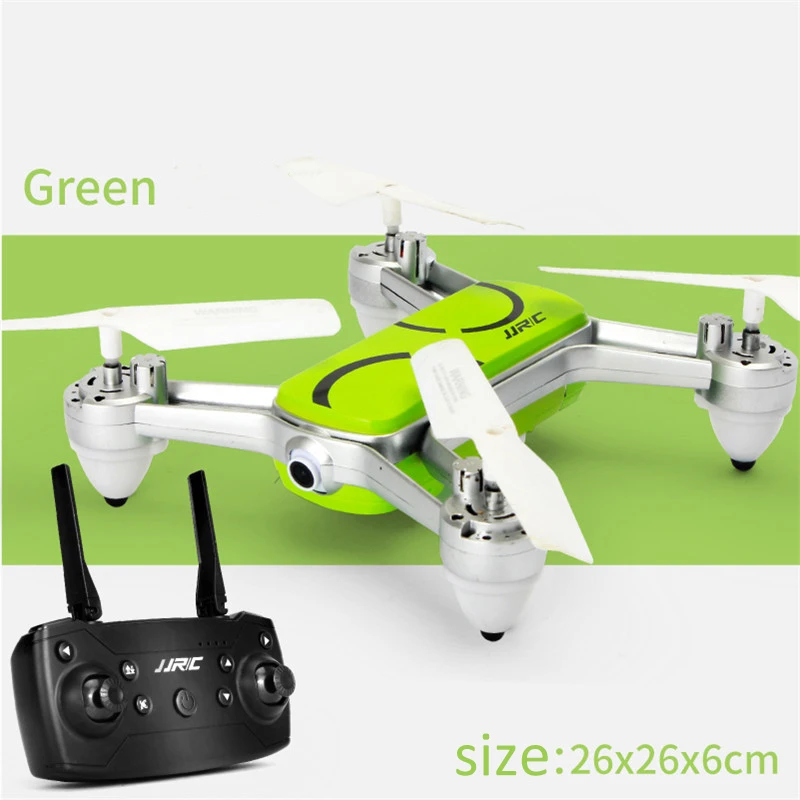 green JJRC A351HW ZW следование wifi 1080P HD камера Дрон RC Квадрокоптер складной RTF RC уличные игрушки подарок высокая скорость RC Вертолет VS M69 - Цвет: green