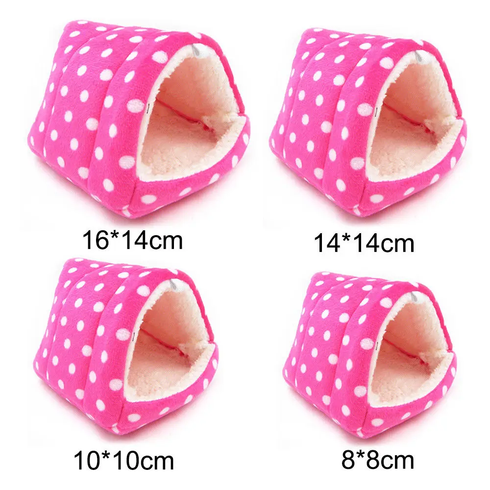 Мягкая теплая Домашняя пещера для домашних животных маленькое животное хомяк