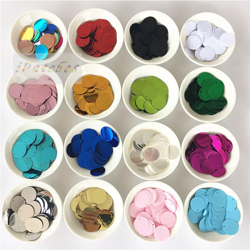 Круглая пайетка из ПВХ 90 шт./лот 2 см | Дом и сад