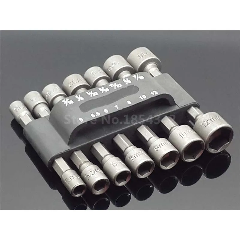 Набор гаечных ключей 14 шт. набор двойная Метрическая мм стандартная SAE 1/4 дюйма