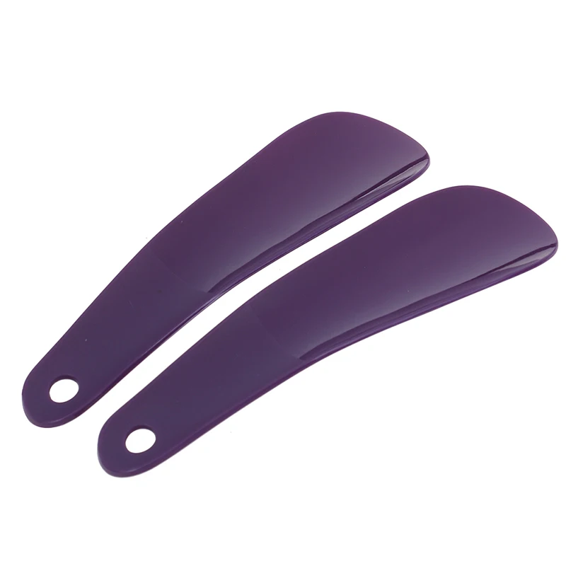 2 шт красочные 16 см пластиковые Shoehorn обуви Роговая ложка профессиональная эластичная обувь подъемник обувь аксессуары