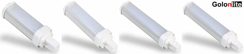 Golonlite G24 светодиодный лампы PL 11 Вт 9 Вт 7 Вт 5 Вт заменить 26 Вт 18 Вт 13 Вт 10 Вт CFL G24Q G24d E27 E26 энергосбережения 3yeas гарантии заводская цена