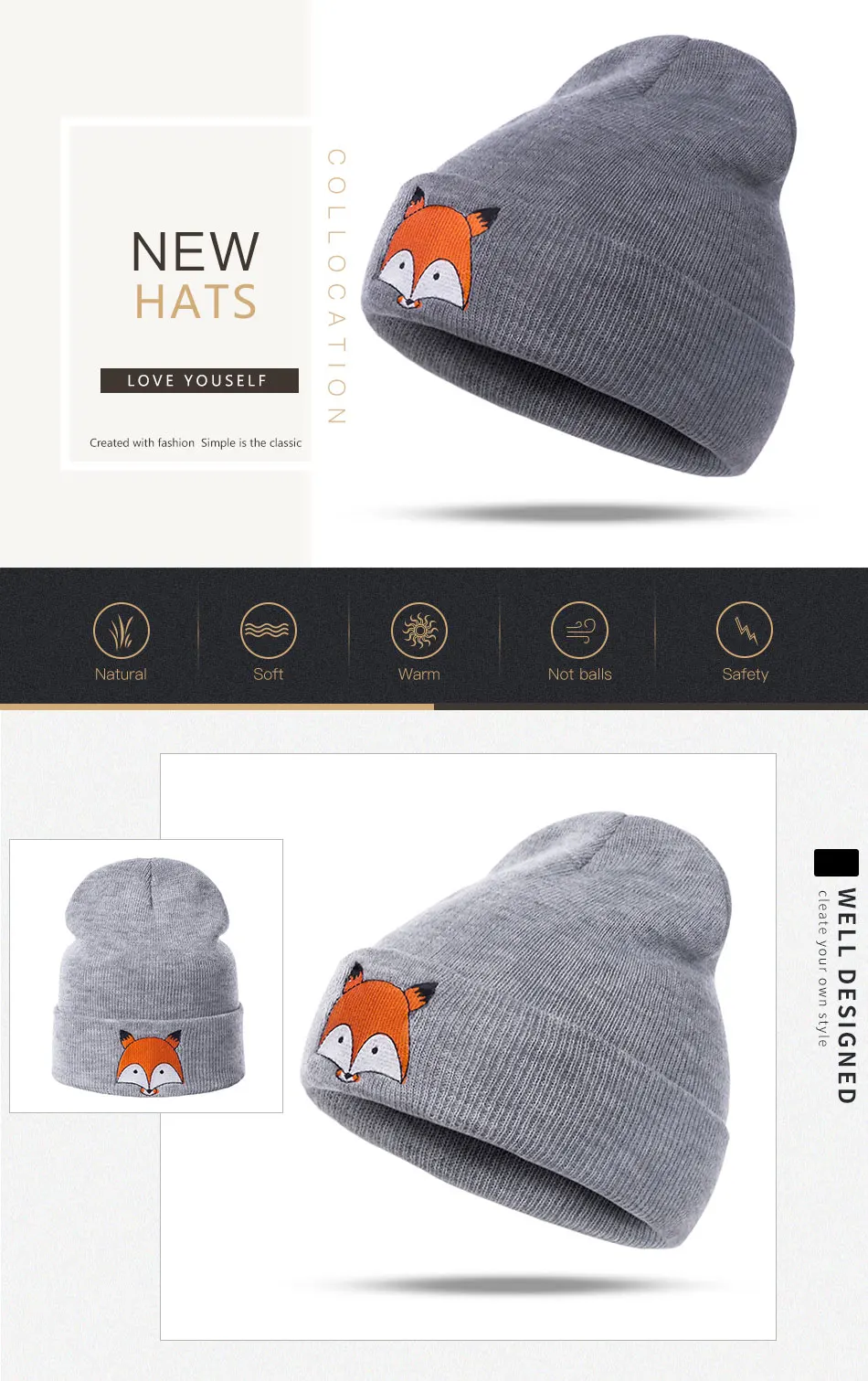 MOLIXINYU Baby Hat For Boy Girl Winter Cap Children Beanie Hats Skullies Beanies Baby Winter Hat Men Women Cap Unisex
