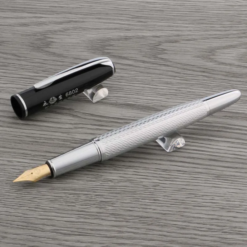 

office quality design Stainless steel pattern Drawing metal student fountain pen